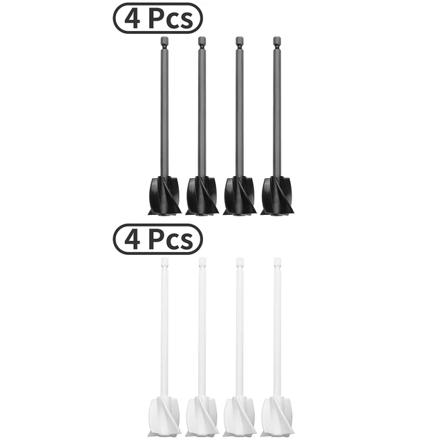 4PCS RESIN MIXER Paddles Standard Hex Shank Epoxy Mixer Attachment