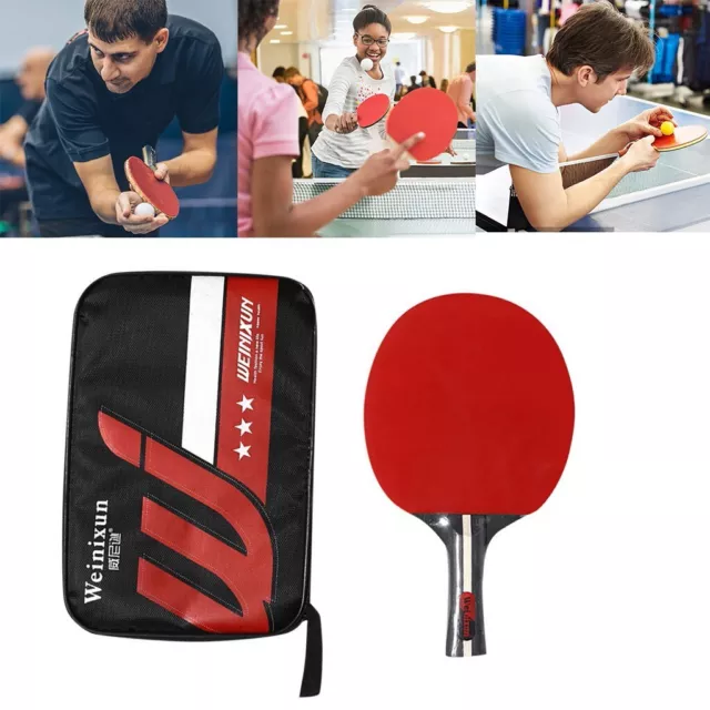 1pcs Professional Table Tennis Ping-Pong Racket Paddle Bat Baby Pool with Balls