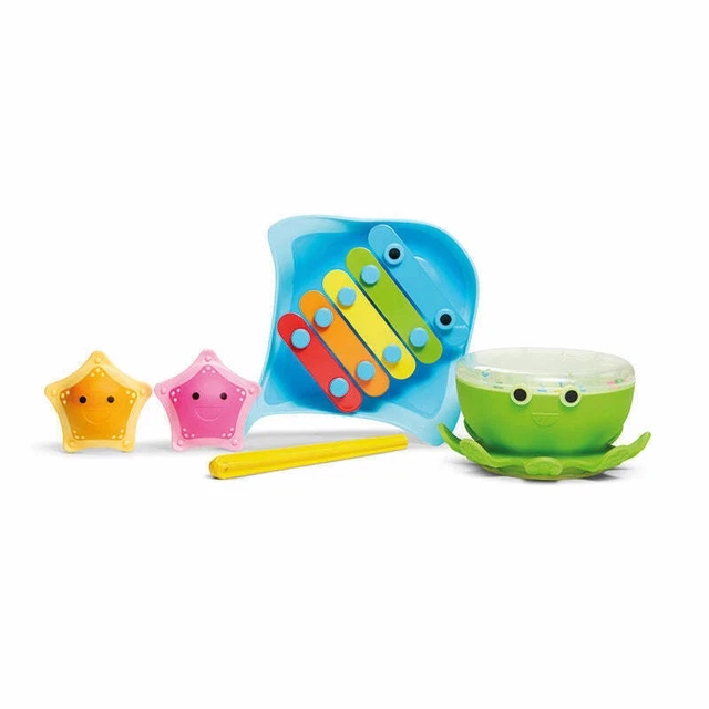 MUNCHKIN Bath Beats Musical Bath Toy Gift Set, 12m+