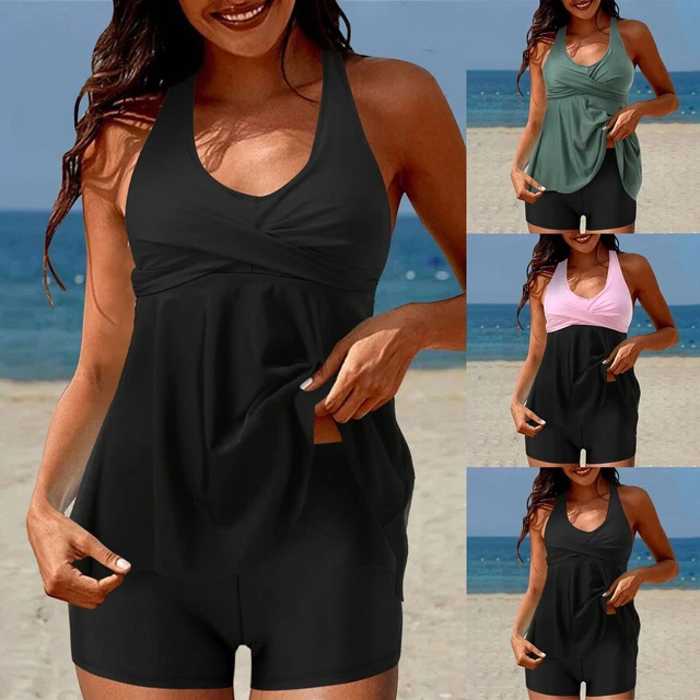 Maillot de bain 2 pièces pour femme - Tankini floral - Maillot de bain