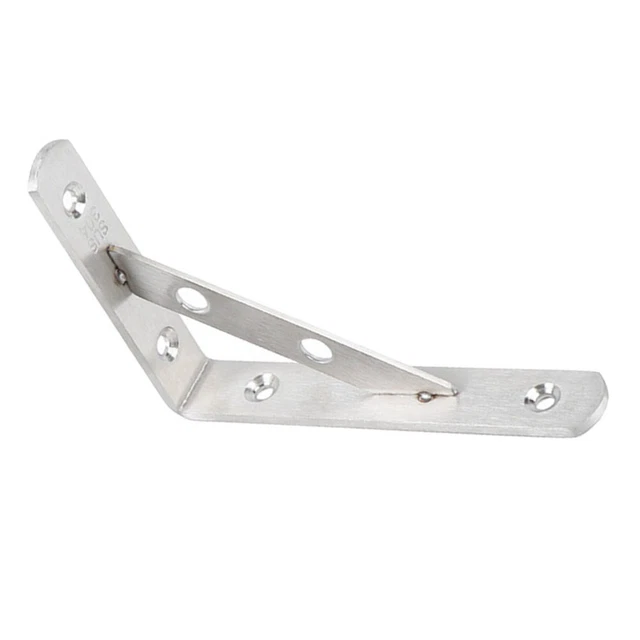 Tripod 304 Stainless Steel Corner Bracket Brace Wall Board Support Shelves