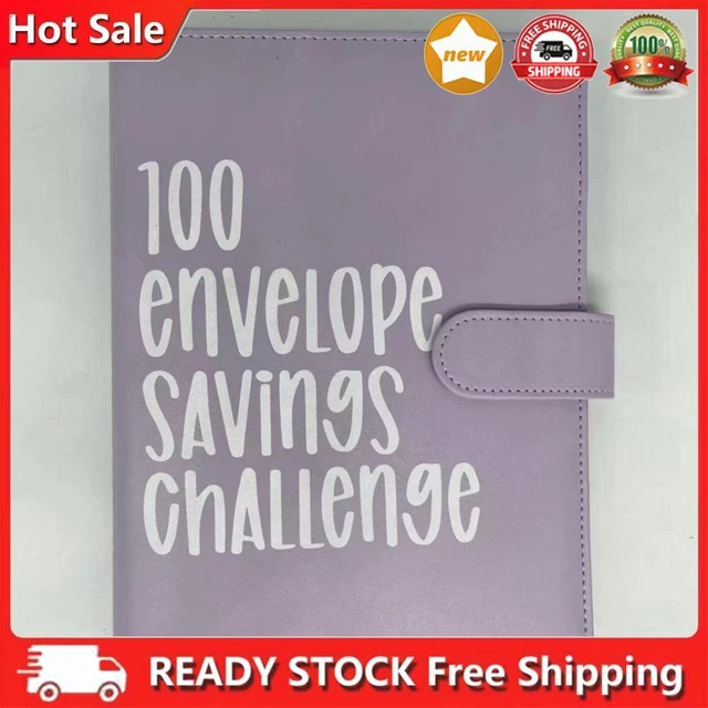 100 Envelopes Challenge Folder (Purple)
