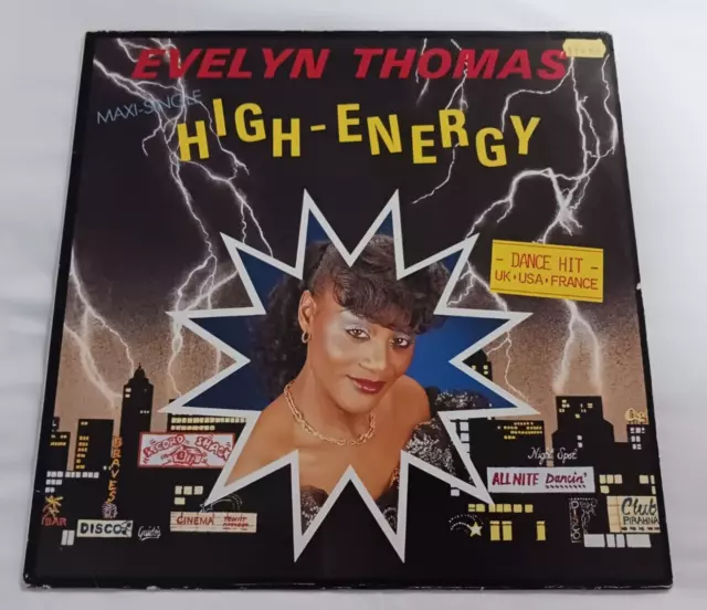 EVELYN THOMAS * HIGH ENERGY * Classic Disco Anthem 12" Vinyl