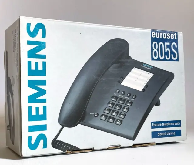 Black Siemens Euroset 805S - Speed Dialing - High Quality - Fully working UNUSED