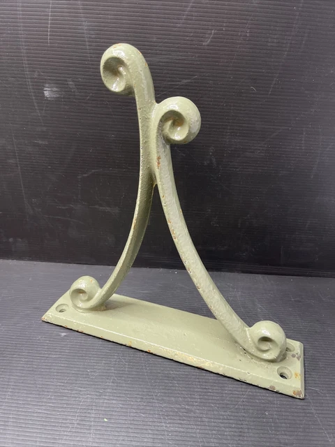 Antique Vintage Large Cast Iron Horse Bridal Harness Tack Hooks Plant Hanger