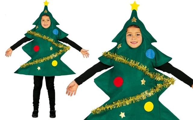 Costume Da Albero Per Bambini | Vestito Cosplay Per Halloween E Carnevale - Tessuto Non Tessuto