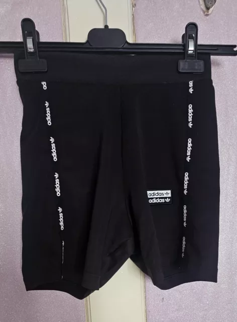 Adidas Ladies Black Cycling Gym Shorts.