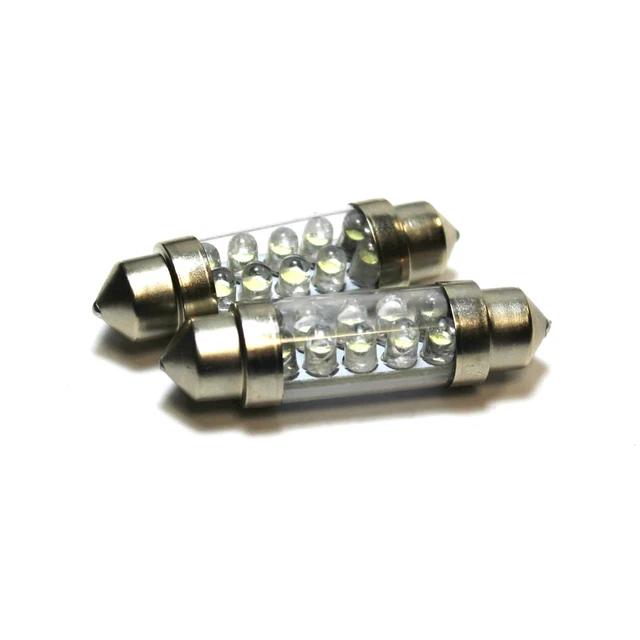 2x VW Phaeton 3D Bright Xenon White LED Number Plate Upgrade Light Bulbs