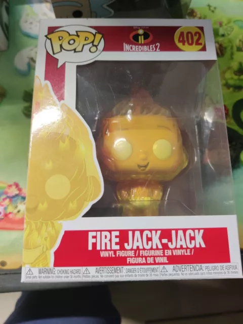 Funko Pop Disney 402 : Fire Jack-Jack - Incredibles 2