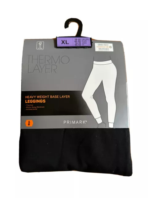 PRIMARK BLACK THERMALS Mens Leggings Large £6.00 - PicClick UK
