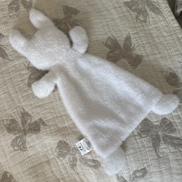 THE LITTLE WHITE Company Bunny Comforter Rabbit Cream / White Floral ...