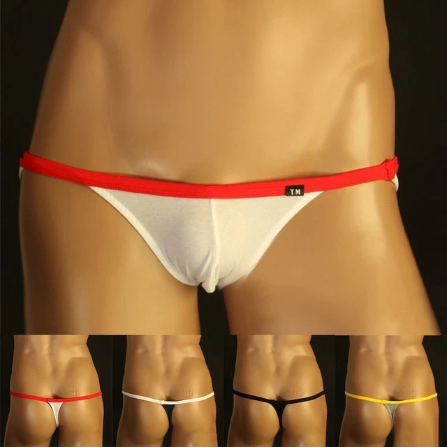 Sous-vêtement Bikini Homme Kmart Continental - 100% Nylon - Taille M Bleu - Neuf Vintage Rare