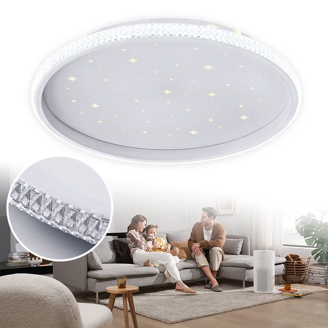 Kaltweiß 48W LED Deckenleuchte Deckenlampe Schlafzimmer Lampe Rund Flurlampe A++