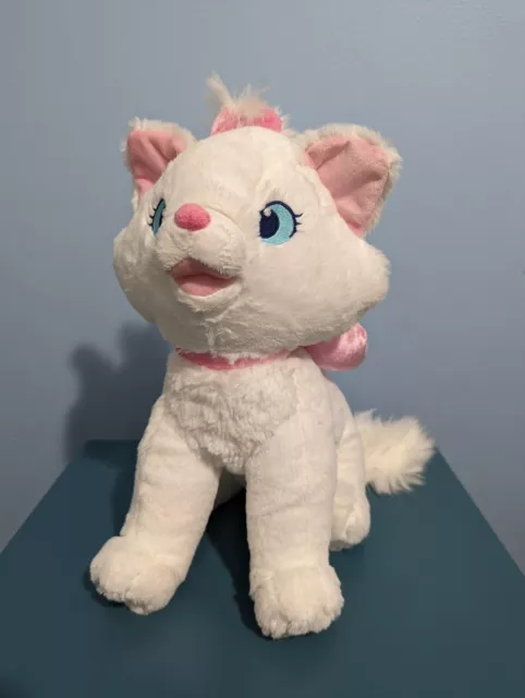 Disney Store Authentic Aristocats Marie Plush 12" With Bow CLEAN EUC
