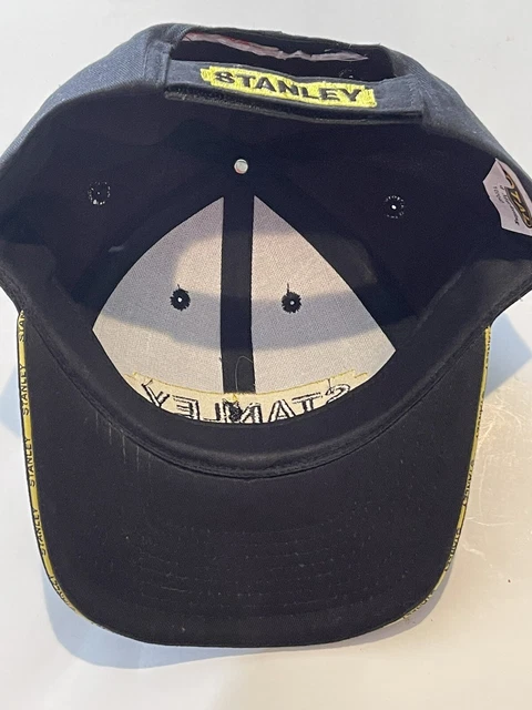 Stanley Tools Hat Cap Black Strap Back Mens Adjustable FatMax 3