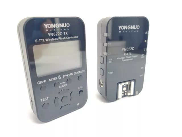 YONGNUO YN-622C-TX E-TTL Wireless Flash Controller for Canon with YN622C E-TTL