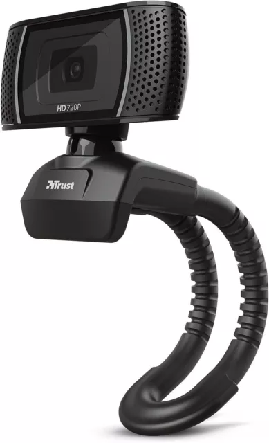 Trust Trino HD Webcam with Microphone 1280x720 30FPS USB - Black