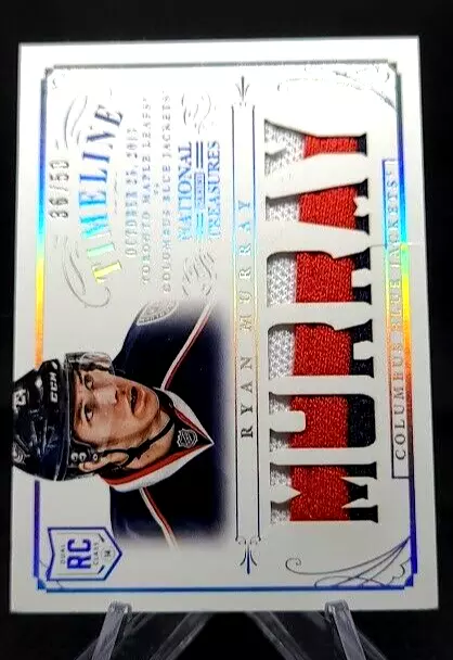 Ryan Murray 2013-14 Panini National Treasures SP/50 Jersey RC #RMR