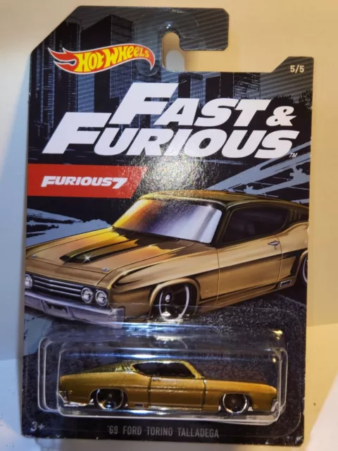 🔥Hot🔥Wheels🔥1/64 Fast And Furious 69 Ford Torino Talladega