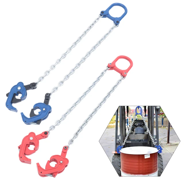 CHAIN DRUM LIFTER 2000lbs Lift Barrel Lifter Vertical Hoist Self