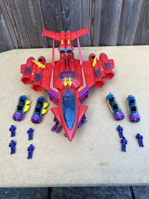 Manta Force Original Red Venom Ship Vintage Bluebird Toys  1987