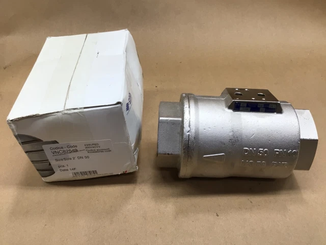 Omal VNC82549 2” DN 50 NPT Pneumatic Valve 8 bar 150DEG NC #4008A85PR2IAC