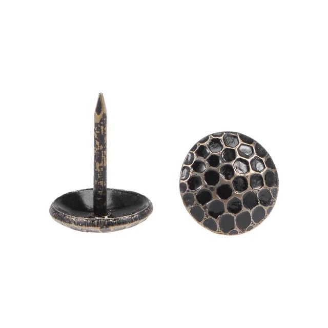 Upholstery Nails Tacks 7/16-Inch Head Dia Antique Round Thumb Push Pins 40 Pcs