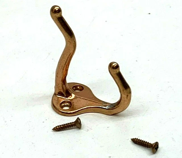 Ives 571A10 Satin Bronze Coat and Hat 3" Hook Hanger, Wall/Door Mount, w/ Screws