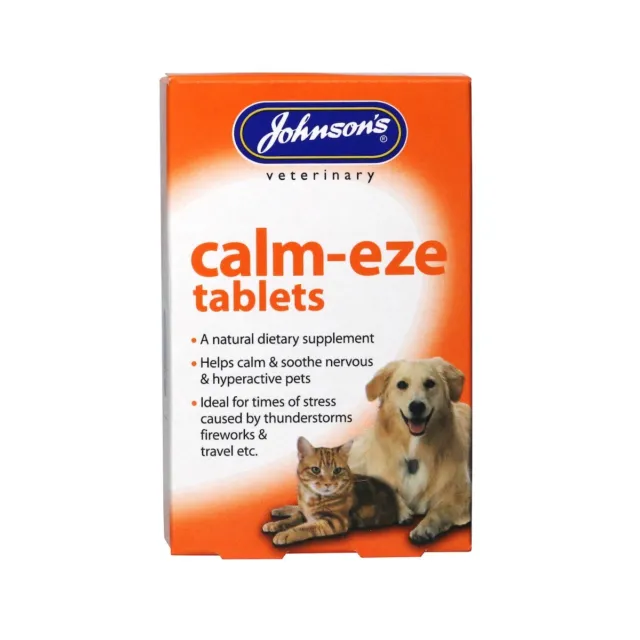Johnson's Calm-Eze Tablets for Dog & Cat 36 Calming Tablets