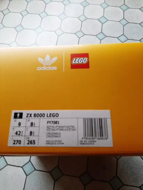 Adidas ZX 8000 LEGO Gelb  Neu OVP 3