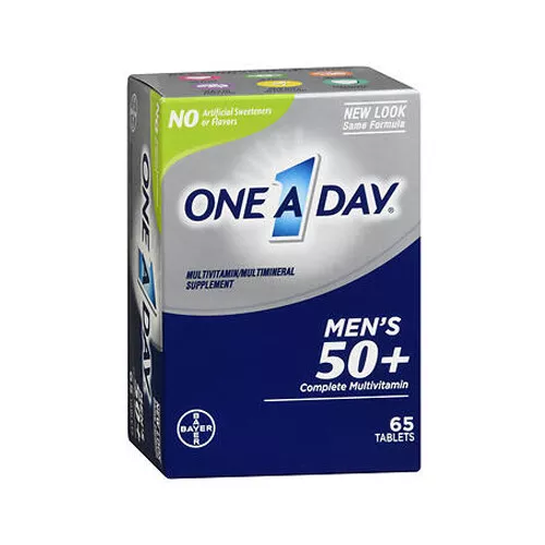 Une par Jour Homme 50 + Sain Avantage Multivitamine - Mu