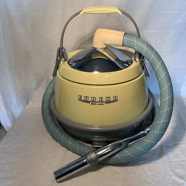 VINTAGE EUREKA VACUUM Cleaner Canister Roto Matic 45.00 PicClick