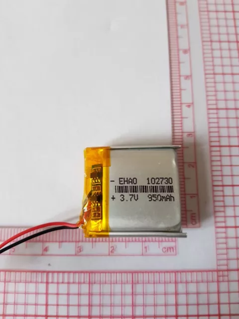 LiPo Li litio batteria ricaricabile orologio ricambi ripara 3.7V 3,7V 950mAh gps