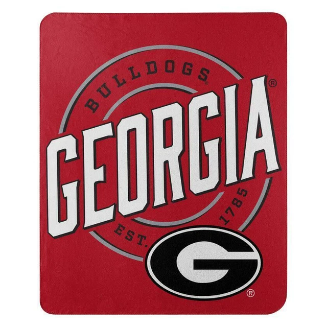 Georgia Bulldogs Campaign Design Fleece Throw Blanket