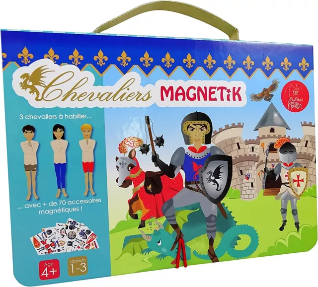 Coffret Chevaliers MAGNETIK - Un jeu magnétique créatif et éducatif