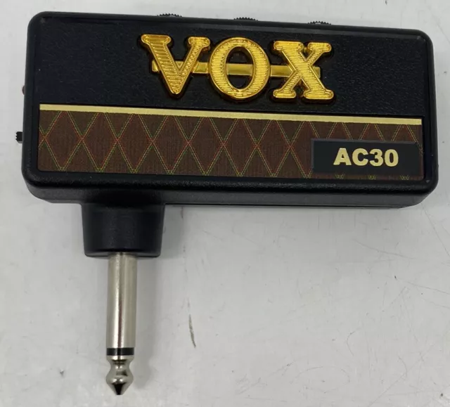 Vox AMPLUG AC30 Pocket Compact Headphone Electric Guitar Amp Amplifier Black