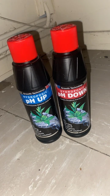 Growth Technology - Ph Up & Down Solution  - Hydroponics & Aquarium