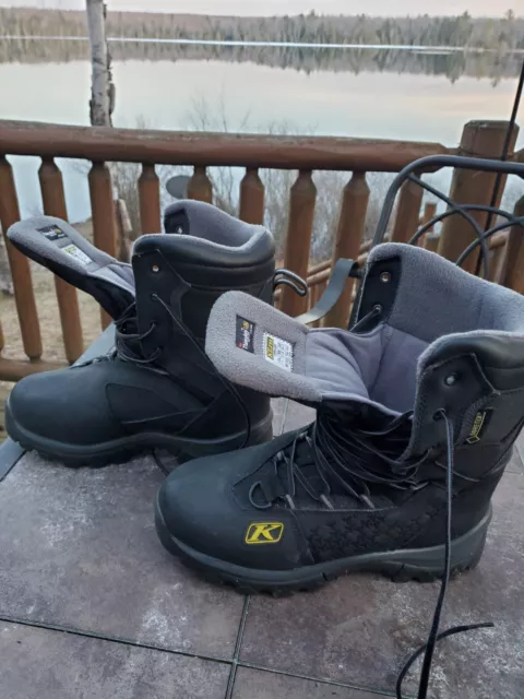 Klim Adrenaline Snowmobile Boots, Size 11, Gore-Tex Thinsulate Insulated