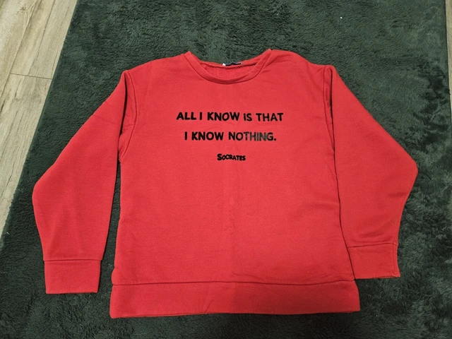 Zara sales socrates sweatshirt
