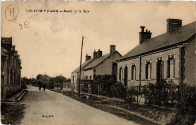 CPA AK LES CHOUX - Route de la Gare (632125)