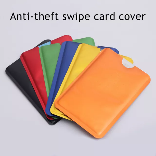 10Pcs Anti Rfid Wallet Blocking Reader Bank Nfc Card Holder Id Bank Card R 2