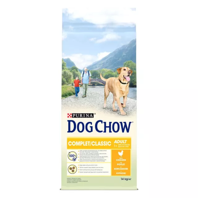 Croquettes pour chien au poulet 14KG DOG CHOW