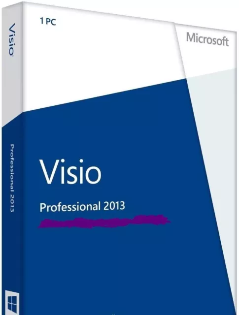 Microsoft Visio 2013 Professional - gebrauchte Volumenlizenz 64 Bit Version