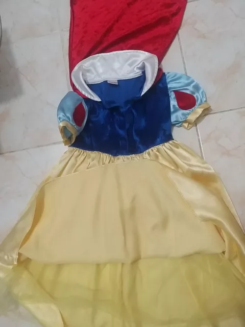 Disney Snow White Fancy Dress Costume Age 6-7 Approximately