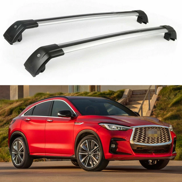 Barres De Toit Porte-bagages Pour VW Jetta SportWagon - Aluminium Anodisé, Noires, Charge Max 125 Kg, Réglables