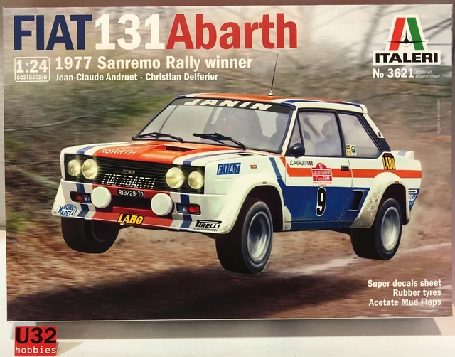 Maquette Italeri 1/24 - Fiat 131 Abarth San Remo - ITA3623 - Neuf En Boîte