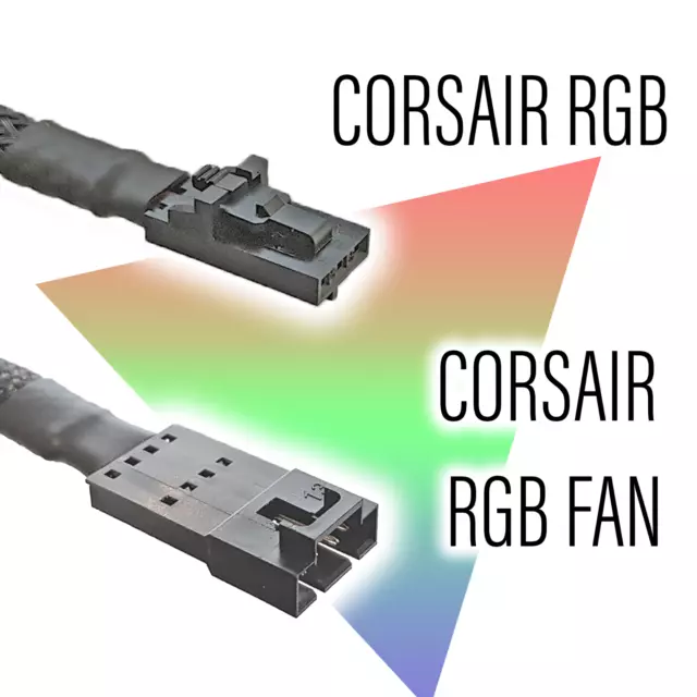 Corsair RGB Canal A Ventilador Adaptador