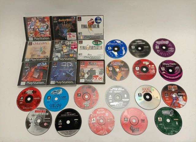 Lot De 16 Jeux PlayStation 1 (PS1) - État Correct - Dont Gran Turismo 2
