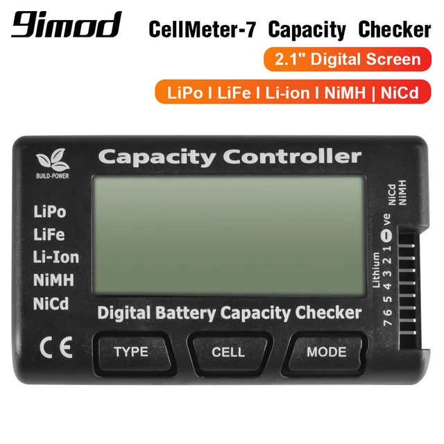ICQUANZX RC 8 testeur de capacité de Batterie numérique testeur servo