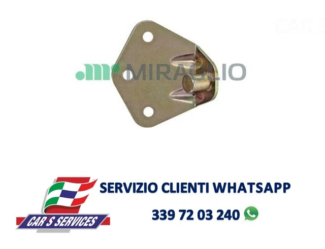 CHIUSURA COFANO POSTERIORE CON CHIAVE FIAT 1200 - 1500 - 1600 SPIDER Rear Bonnet Closure With Key